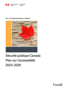 Sécurité publique Canada - Plan d’accessibilité 2023-2026