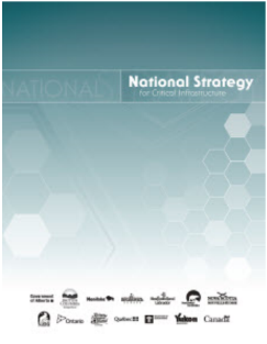 Photo of the National Strategy for Critical Infrastructure cover