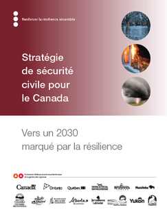 Photo de la couverture de la Stratégie de sécurité civile pour le Canada