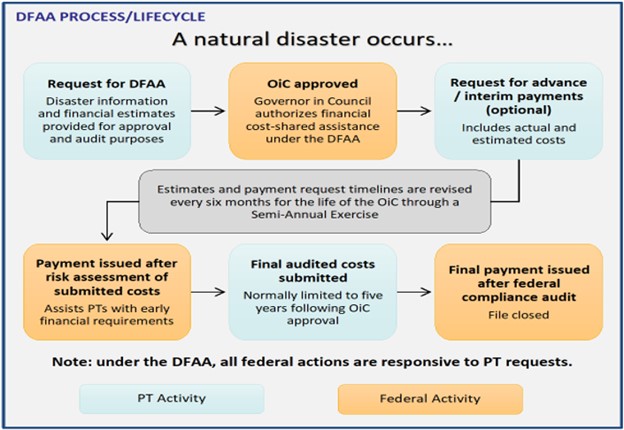 A flow chart depicting the DFAA process and lifecycle.